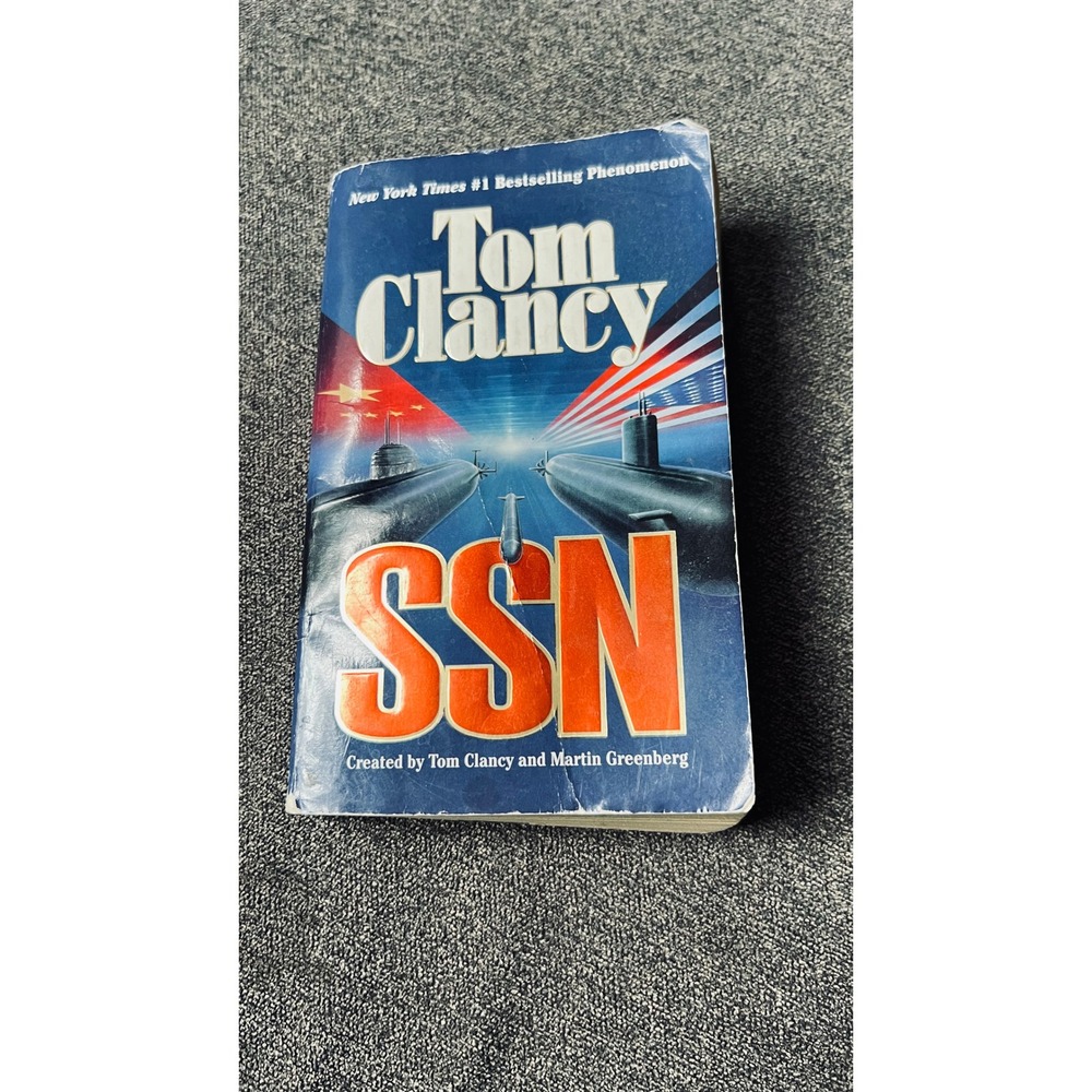 Tom Clancy SSN Novel Paperback Blue Military Thriller Fiction 0-425-17353-4